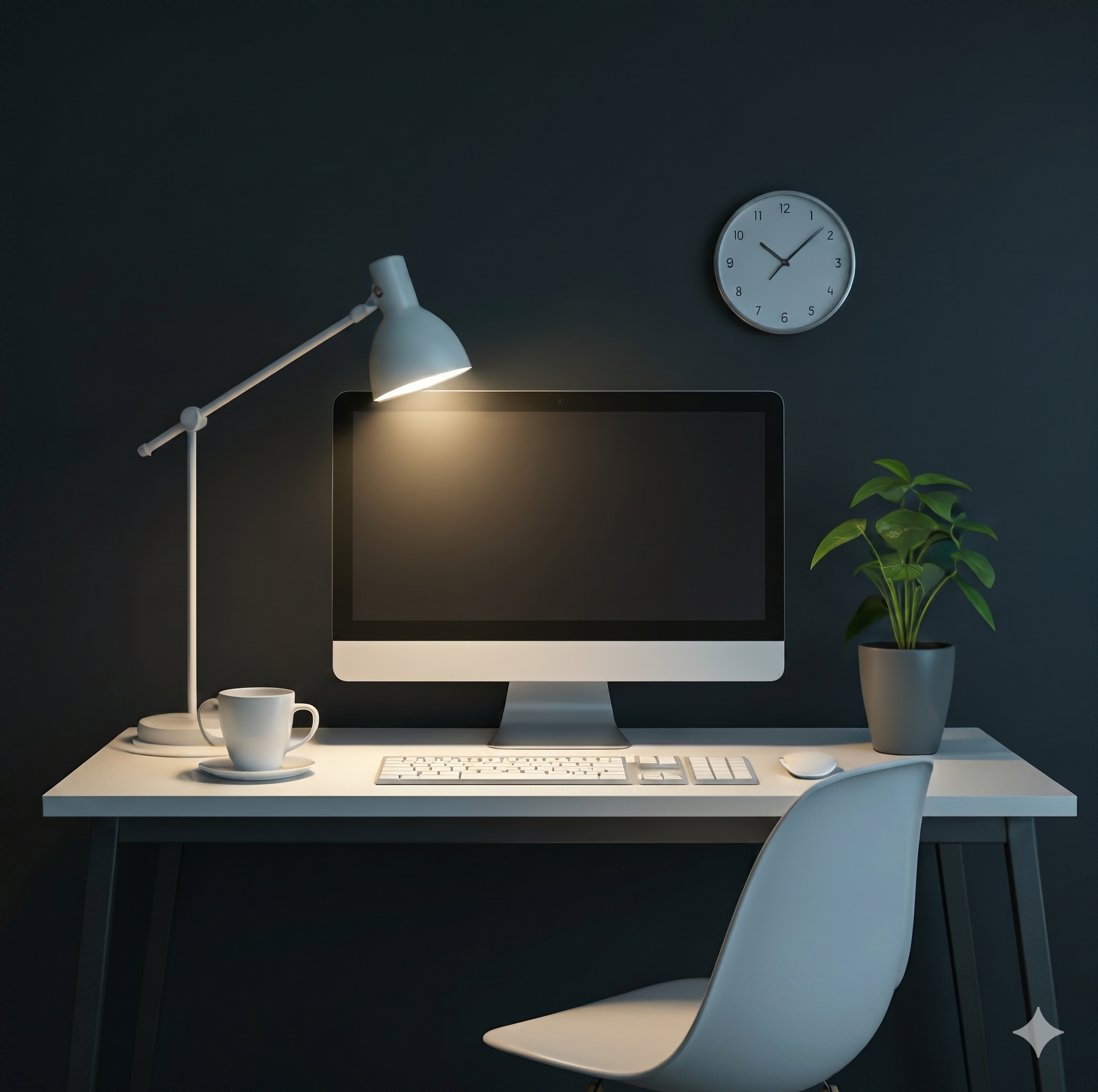 Modern workspace setup